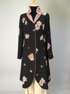 さくら工房　絹(kimono-fuku)服　ワッフルカラーコート
